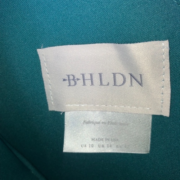 BHLDN Jones V-Neck Crepe Dress Sz 10 - Picture 4 of 6